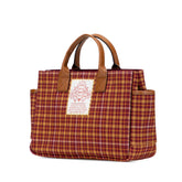 グッチ チルドレンズ ハンドバッグ トートバッグ 628159 ブラウン ボルドー系 キャンバス レザー レディース GUCCI 【中古】